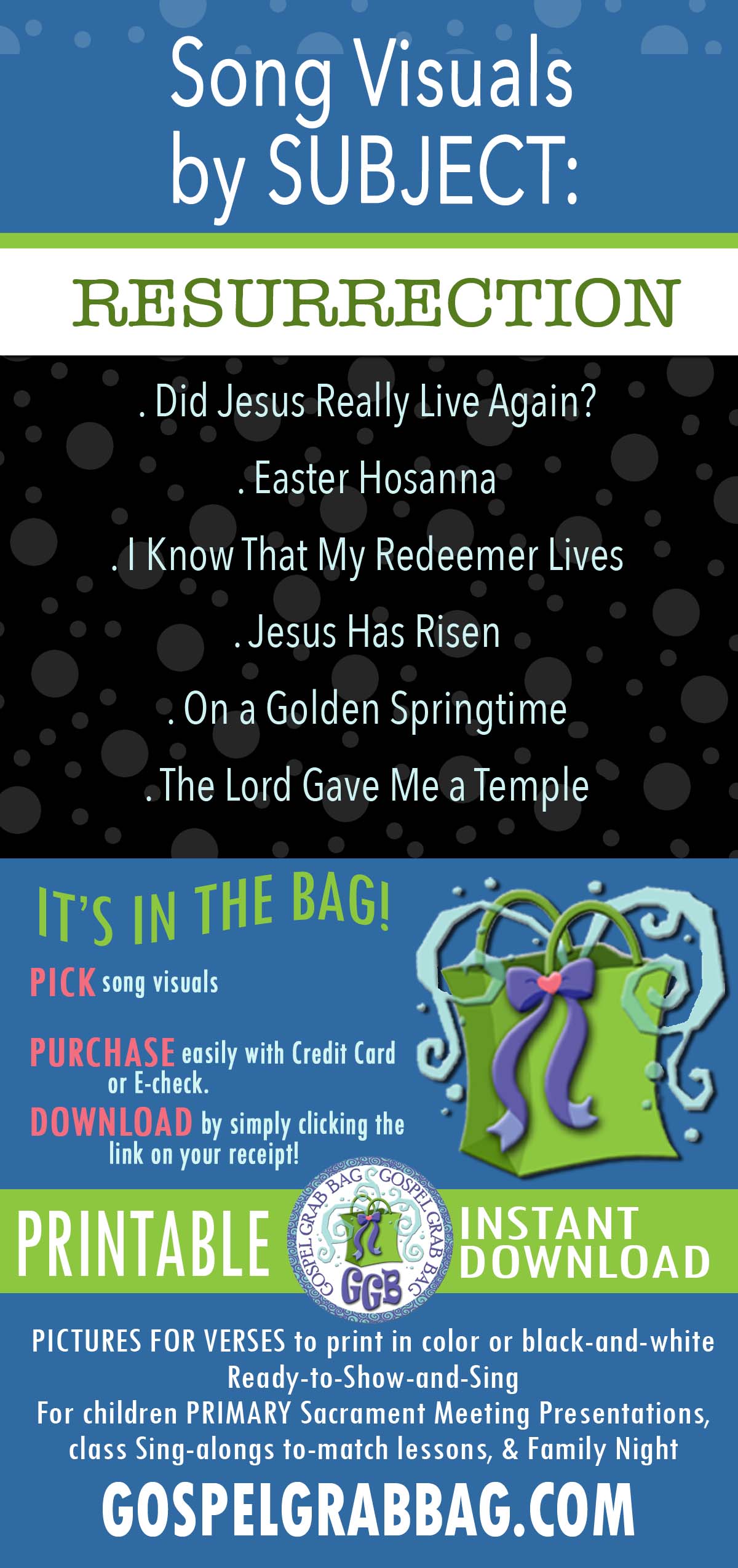 RESURRECTION & EASTER Song Visuals - GospelGrabBag