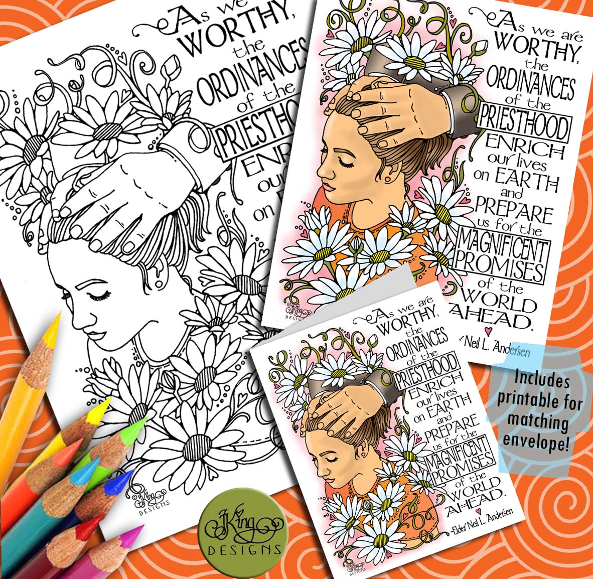 COLOR QUOTE "As we are worthy, the ordinances of the priesthood enrich our lives on earth and . . .