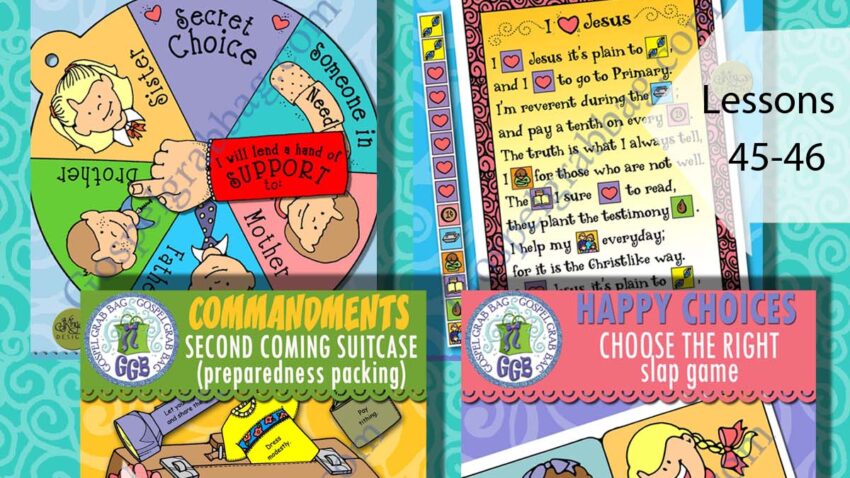BUNDLE Come Follow Me Activities for November weeks 2-4 D&C 125-136 AGES 4-7