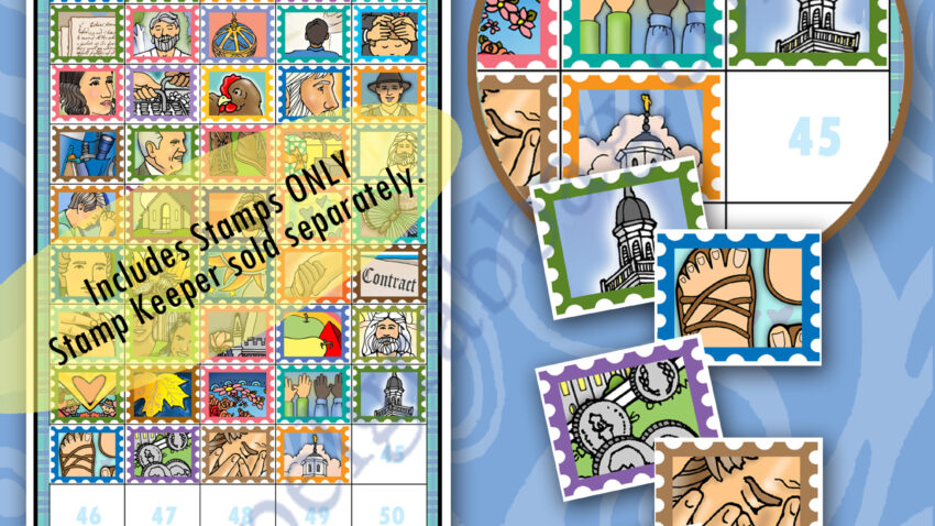 Scripture Scholar STAMPS for October Come Follow Me - Doctrine & Covenants 109-124