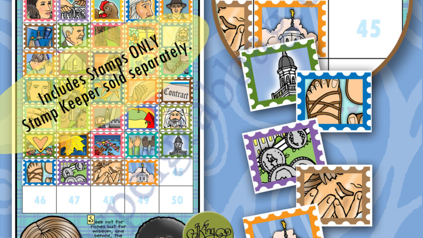 Scripture Scholar STAMPS for October Come Follow Me - Doctrine & Covenants 109-124