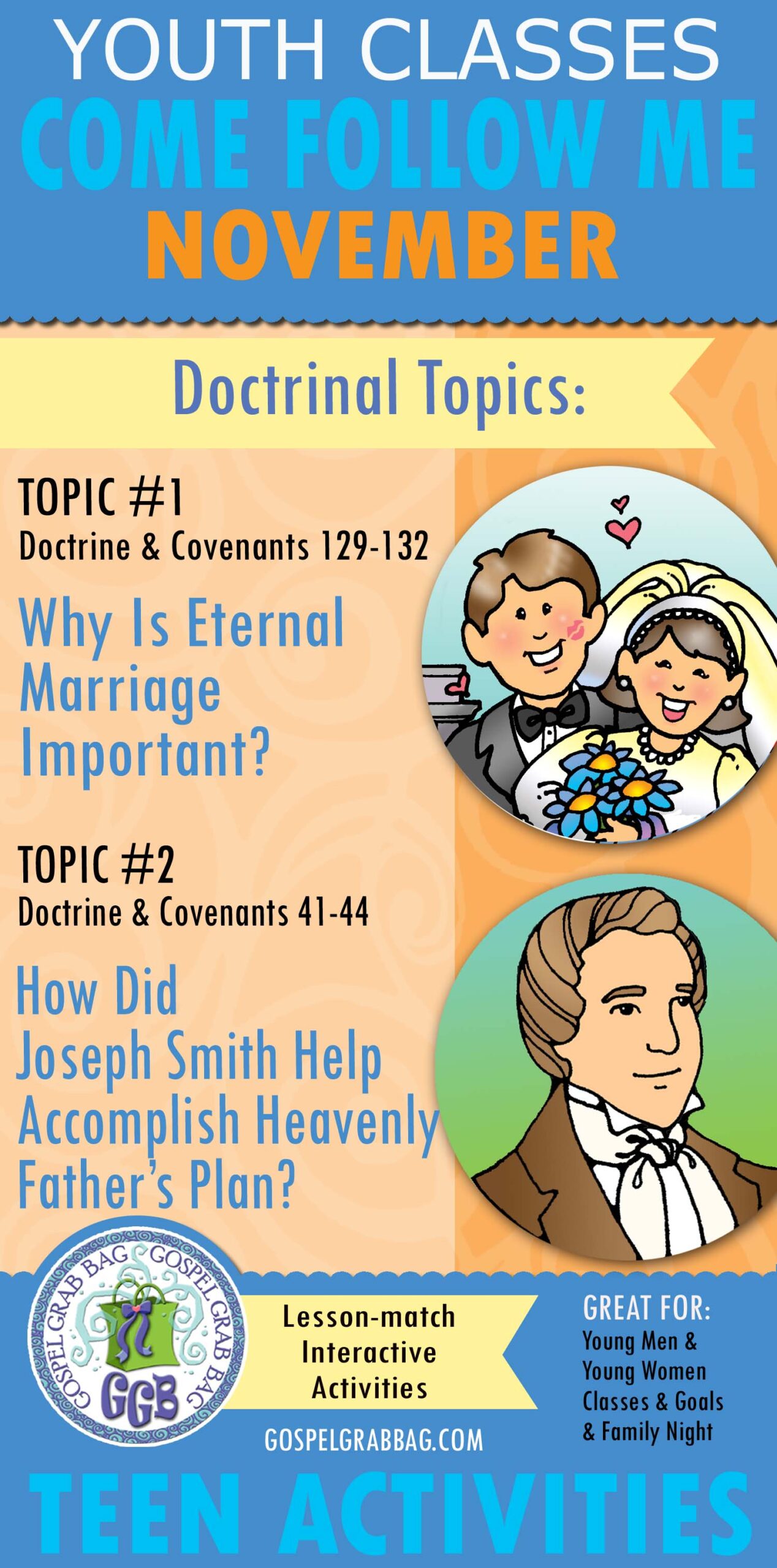 Come Follow Me - November YOUTH Doctrinal Classes
