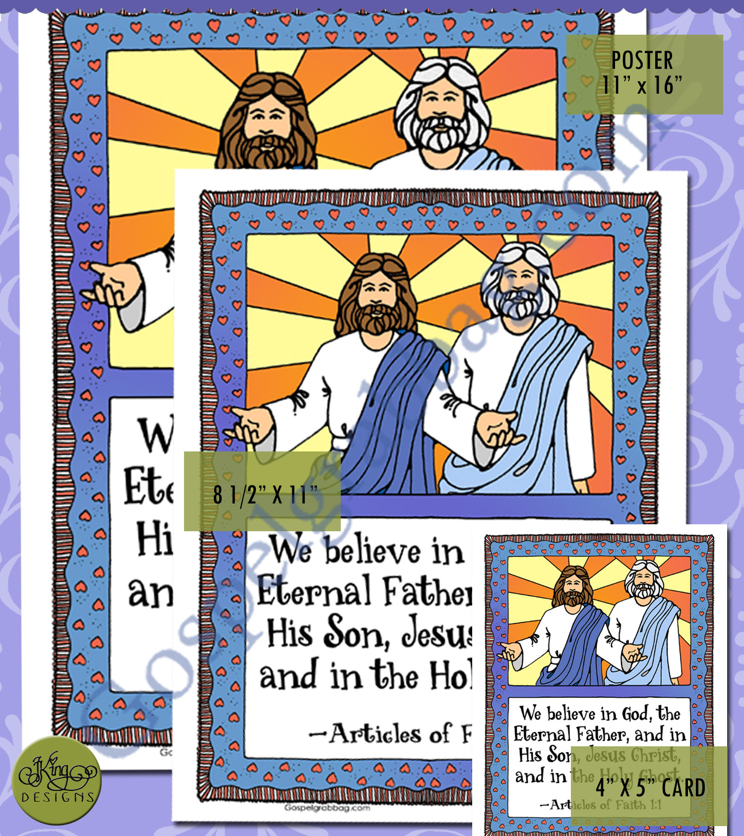 Articles of Faith 1:1 Godhead: Heavenly Father, Jesus Christ, Holy Ghost