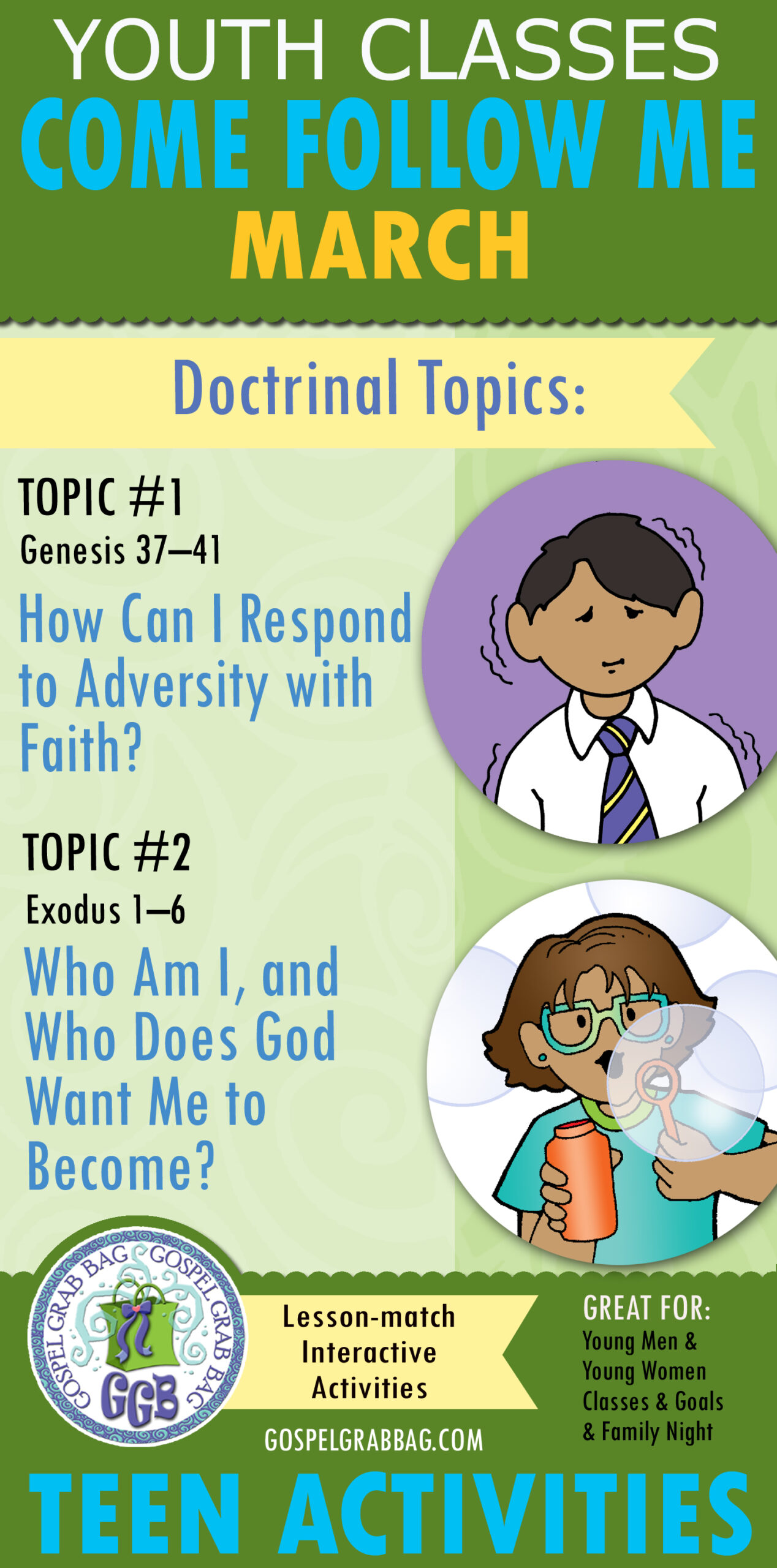 YOUTH & DOCTRINAL CLASSES - March - Old Testament