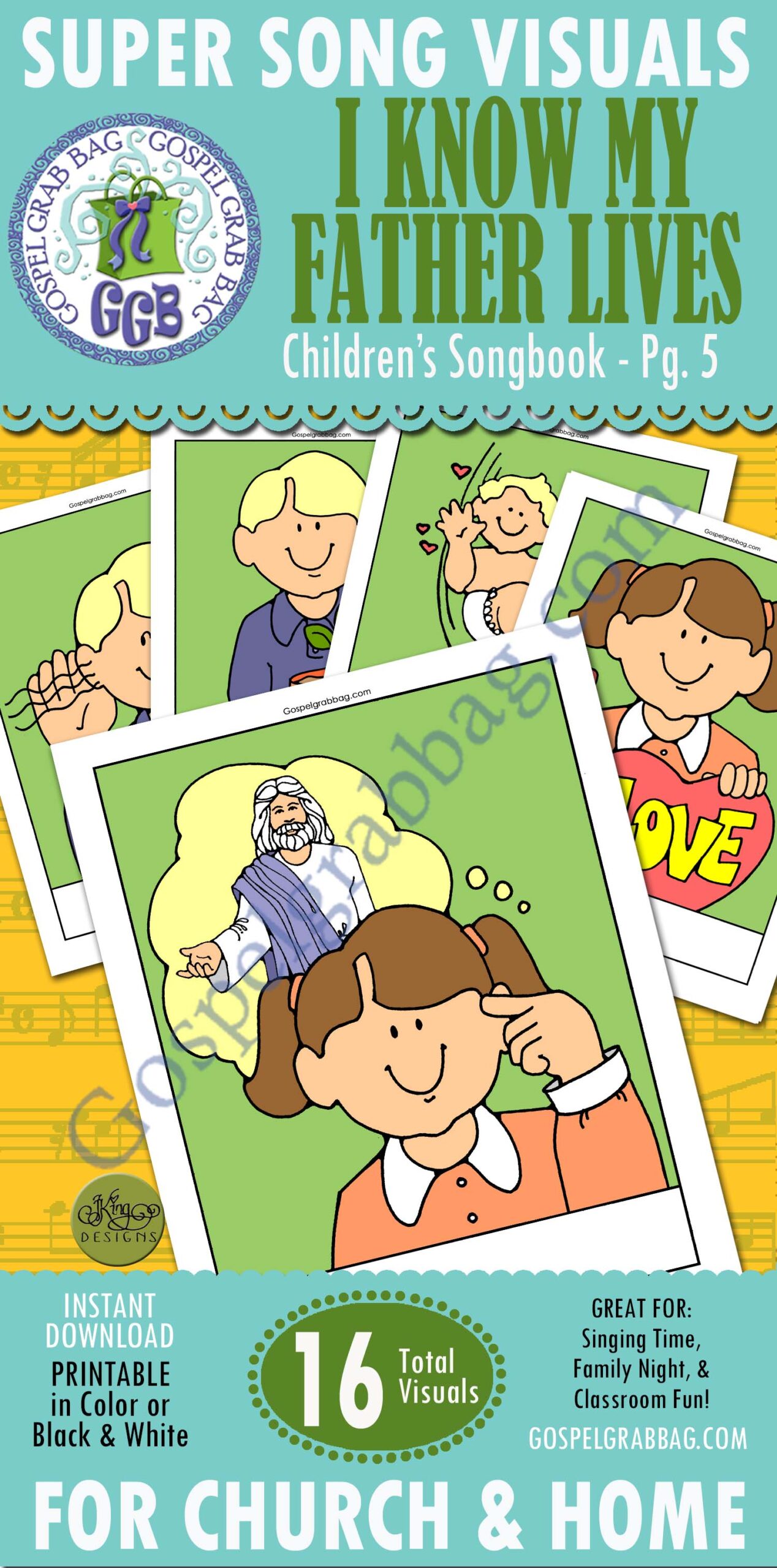 "I Know My Father Lives," SONG VISUALS for Primary Sharing Time