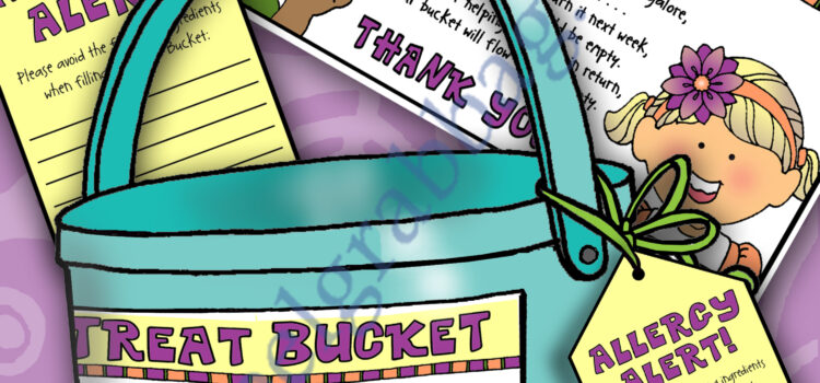Nursery - Pre-school TREAT BUCKET label