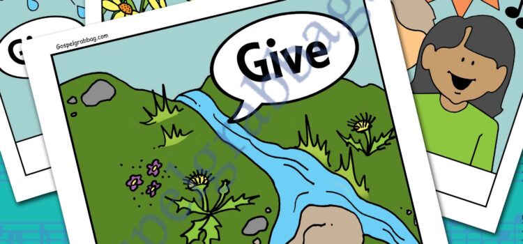 Singing Time song visuals "Give," Said the Little Stream