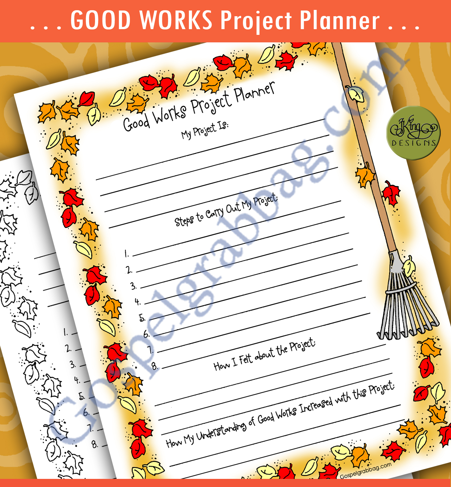 YOUTH GOAL PLANNER -Good Works
