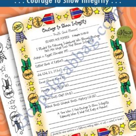 Youth activity to study those in the scriptures with courage