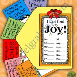 HAPPINESS Activity: I can find joy! monthly time capsule