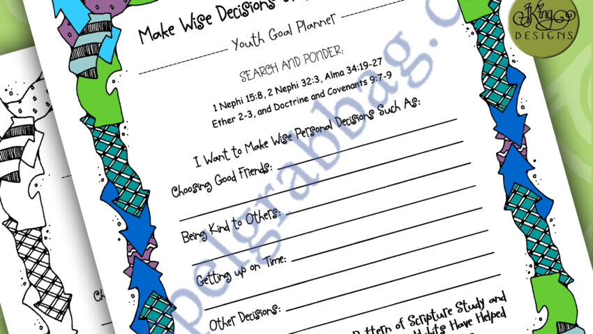 YOUTH GOAL PLANNER on decision making