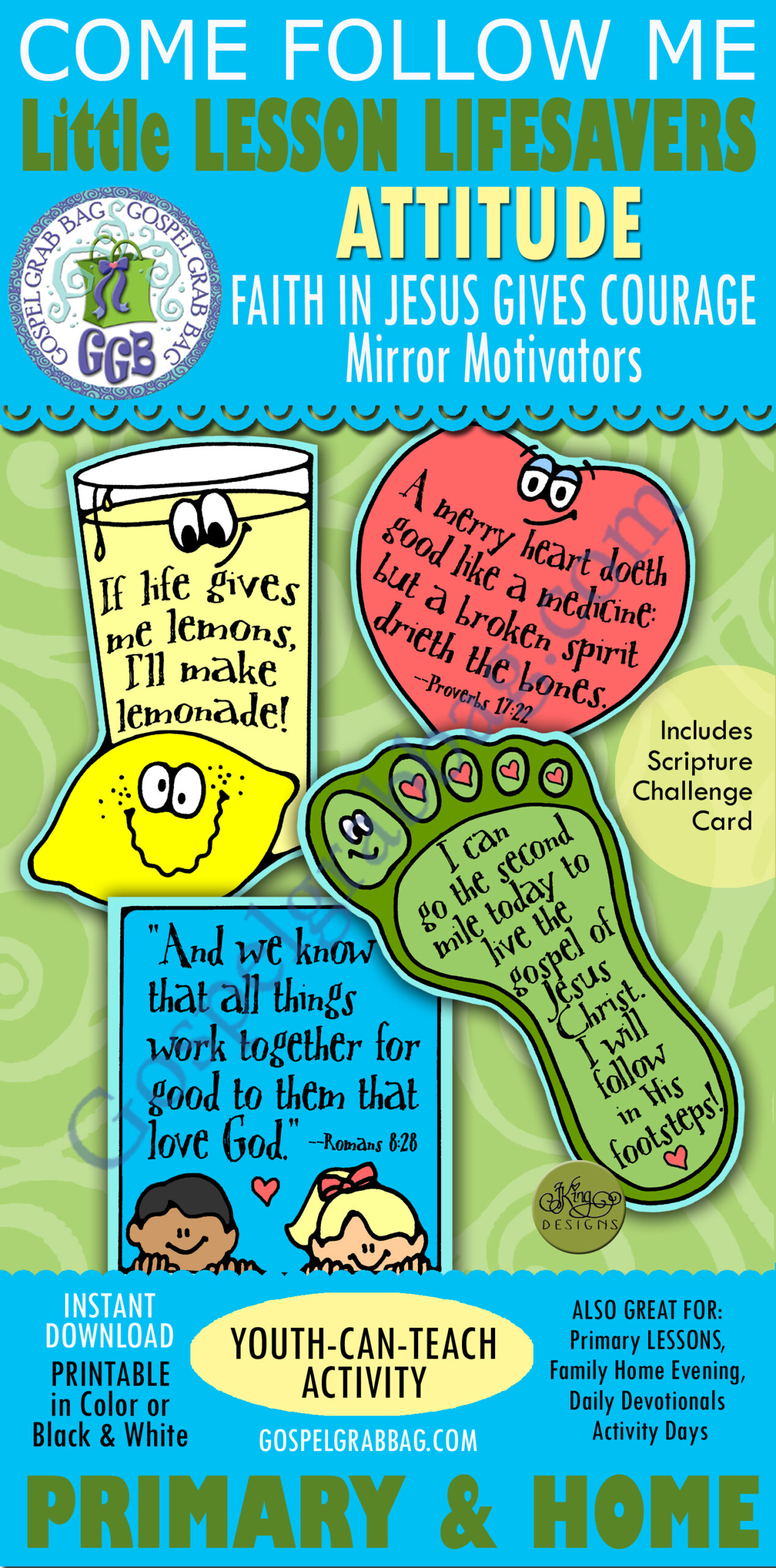 "Merry Heart" and More attitude mirror motivators