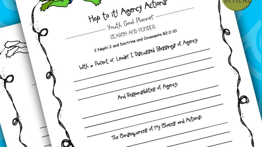 AGENCY Planner "Hop to it! Agency Actions"