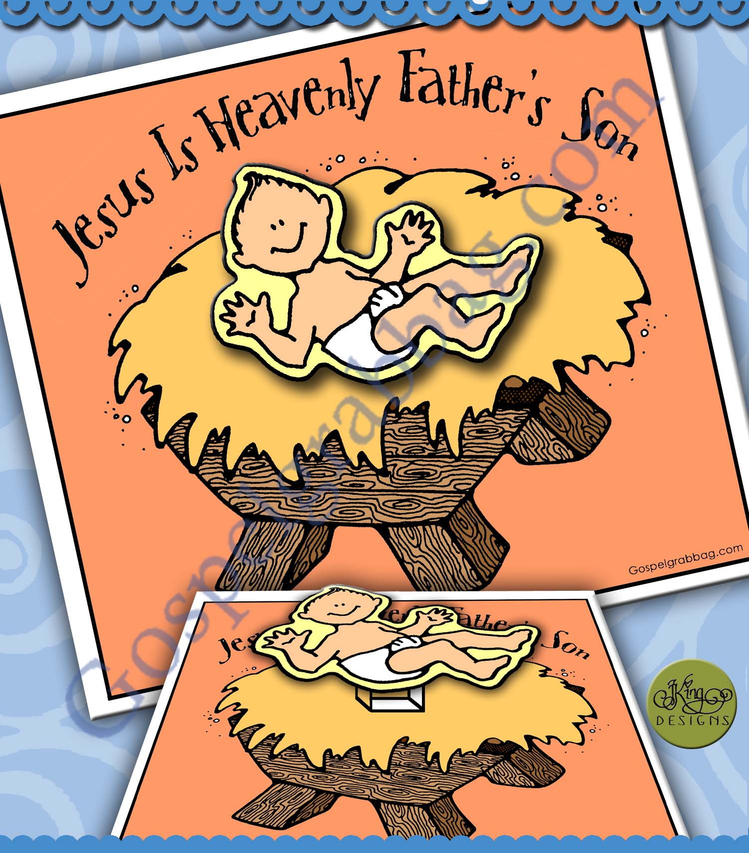 ACTIVITY: Baby Jesus in Cradle ACTIVITY Christmas - Nursery Ages 1-5
