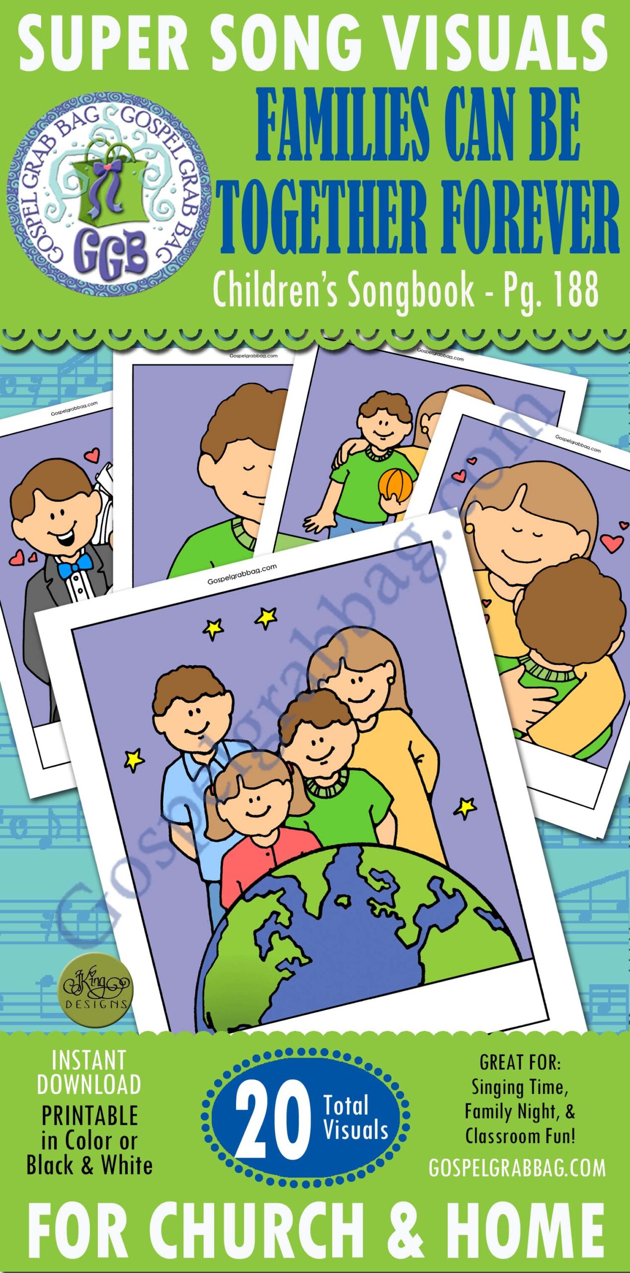 Song Visuals For "Families Can Be Together Forever"