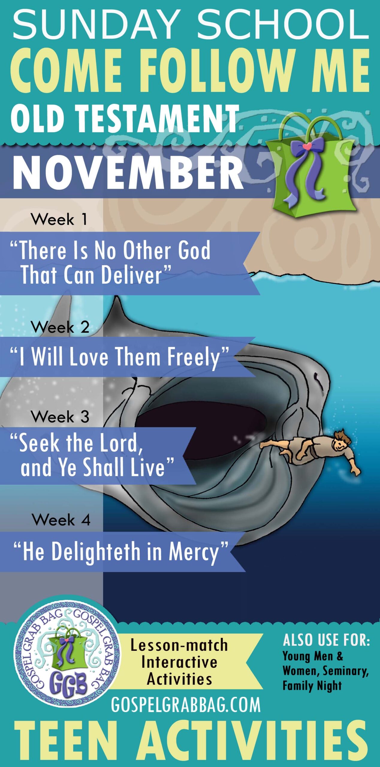 COME FOLLOW ME Old Testament - November Activities