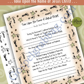COVENANTS Planner "Take upon the Name of Jesus Christ"