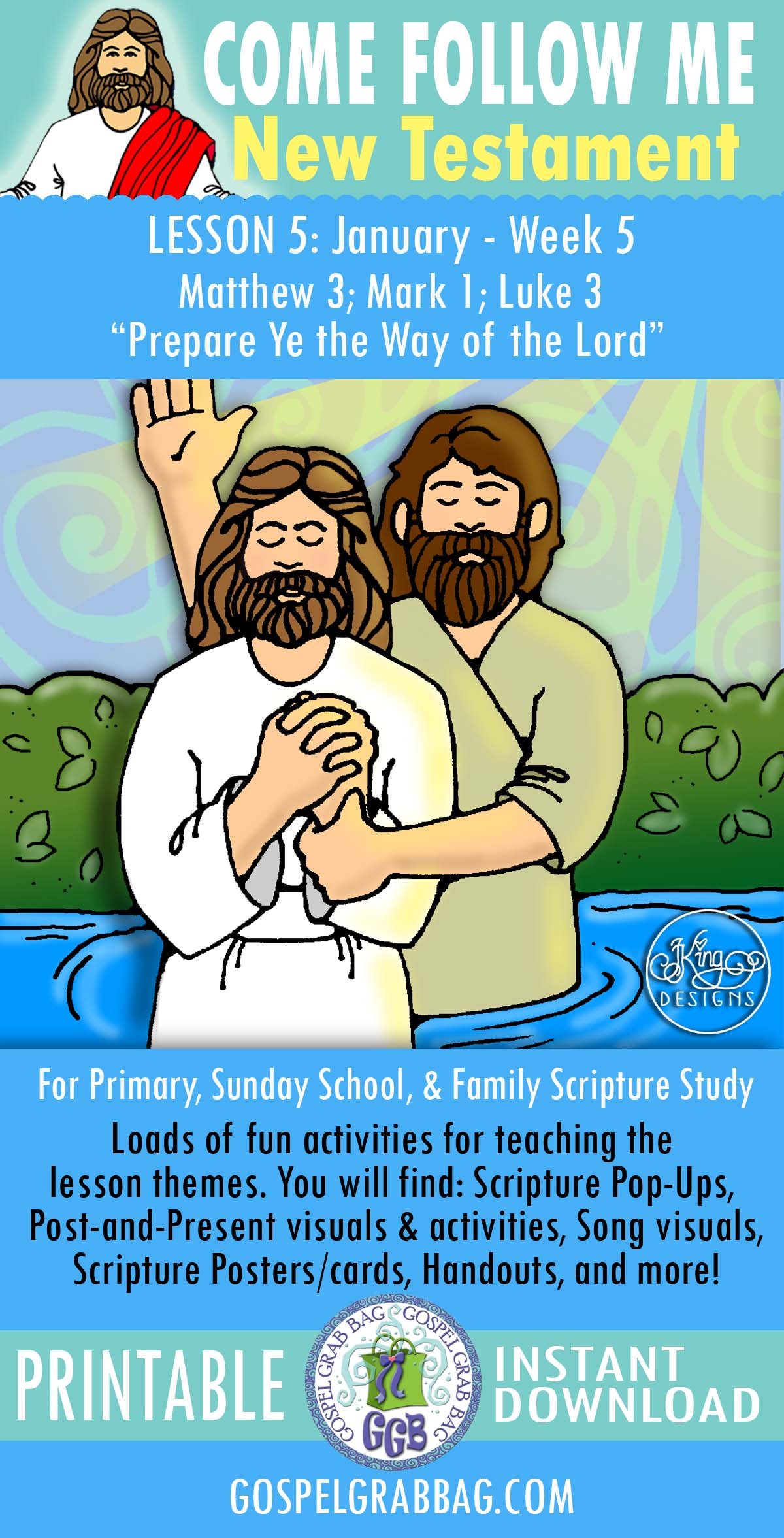 LESSON ACTIVITIES FOR "Prepare Ye the Way of the Lord"