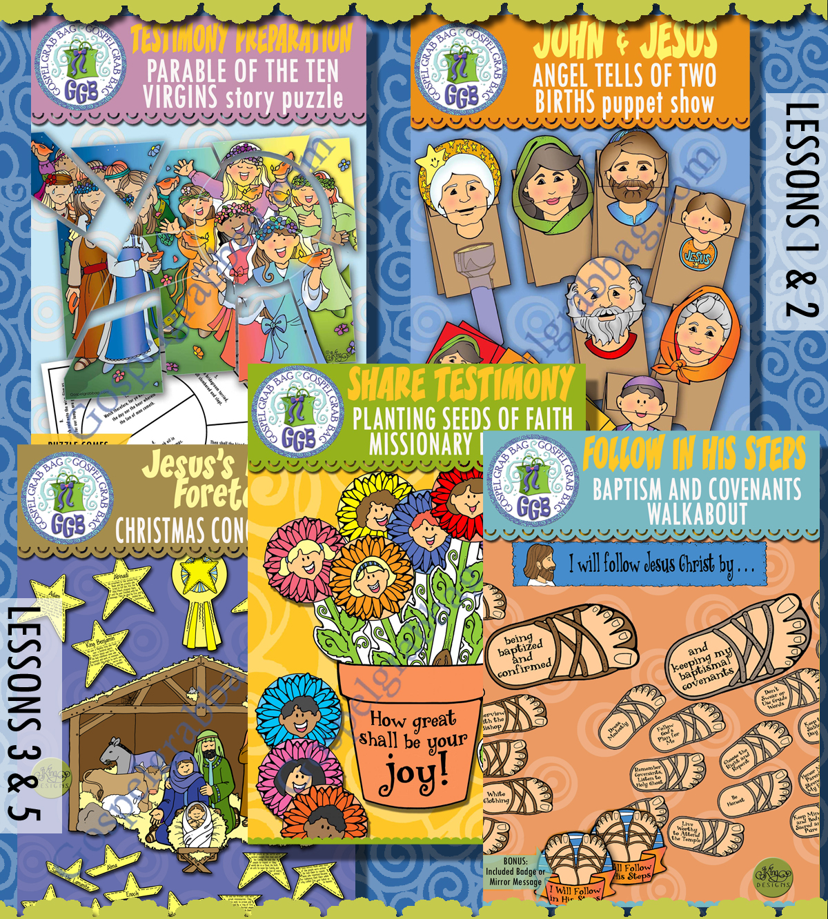 LESSON ACTIVITIES New Testament Come Follow Me Bundle for January