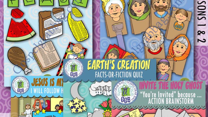 Post-and-Present Activities for Come Follow Me Lessons - New Testament January