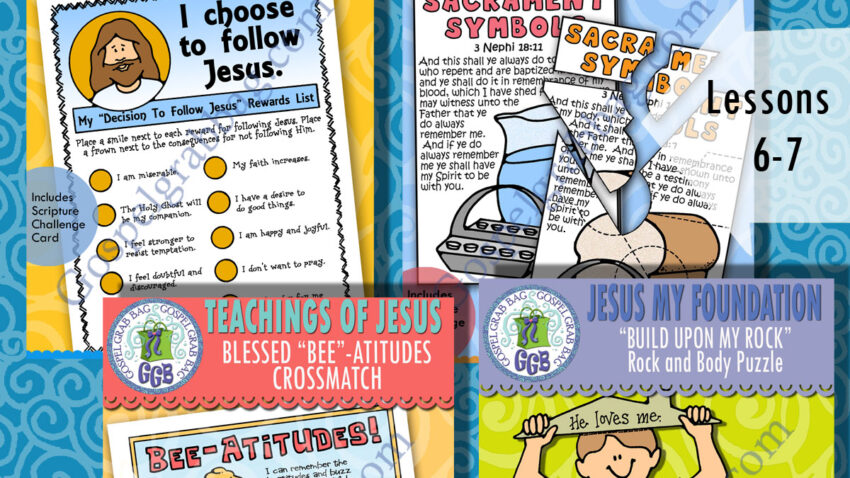 Primary Come Follow Me - New Testament - February ACTIVITIES Ages 8-11
