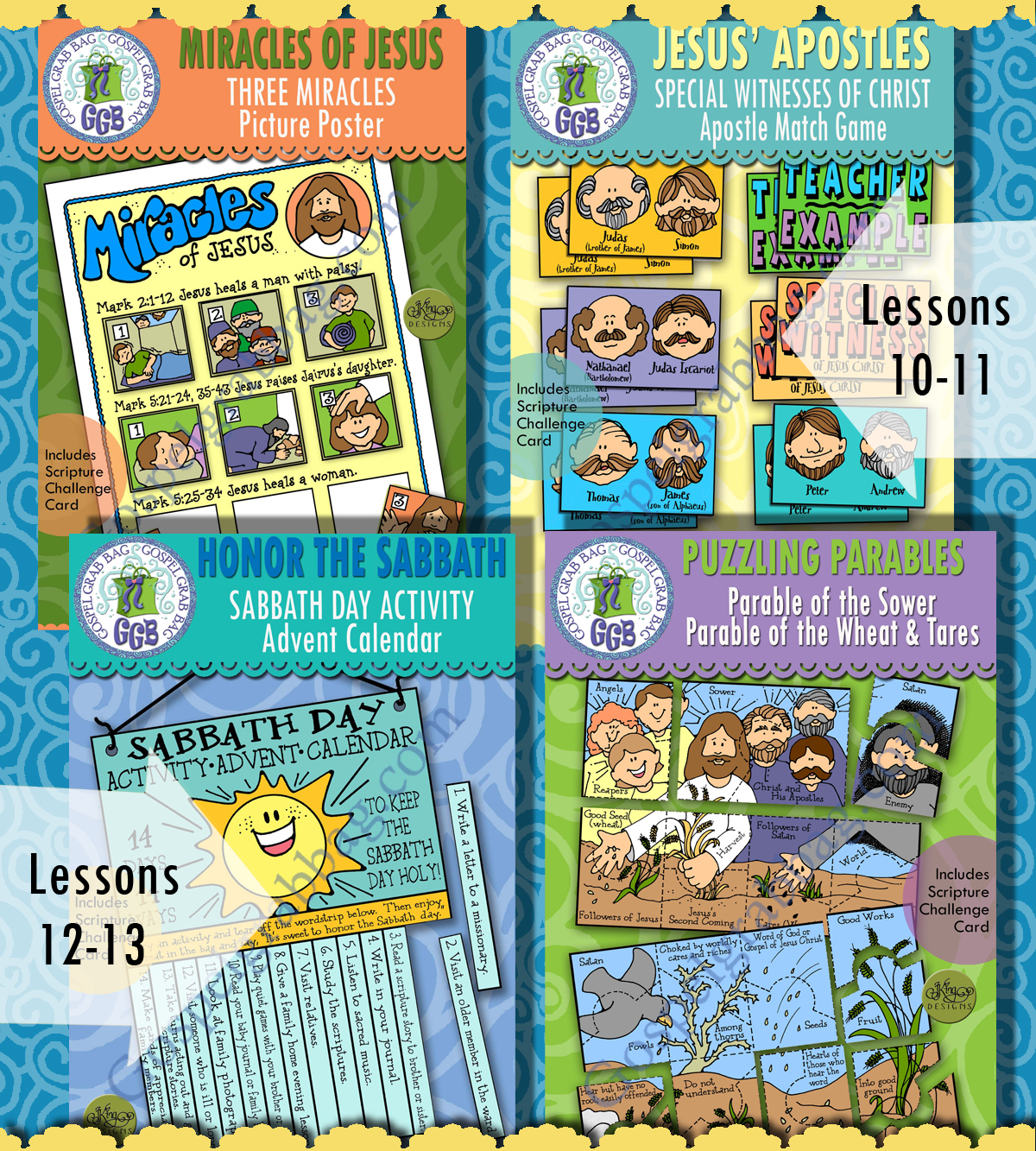Come Follow Me - New Testament bundle of activities for PRIMARY AGES 8-11