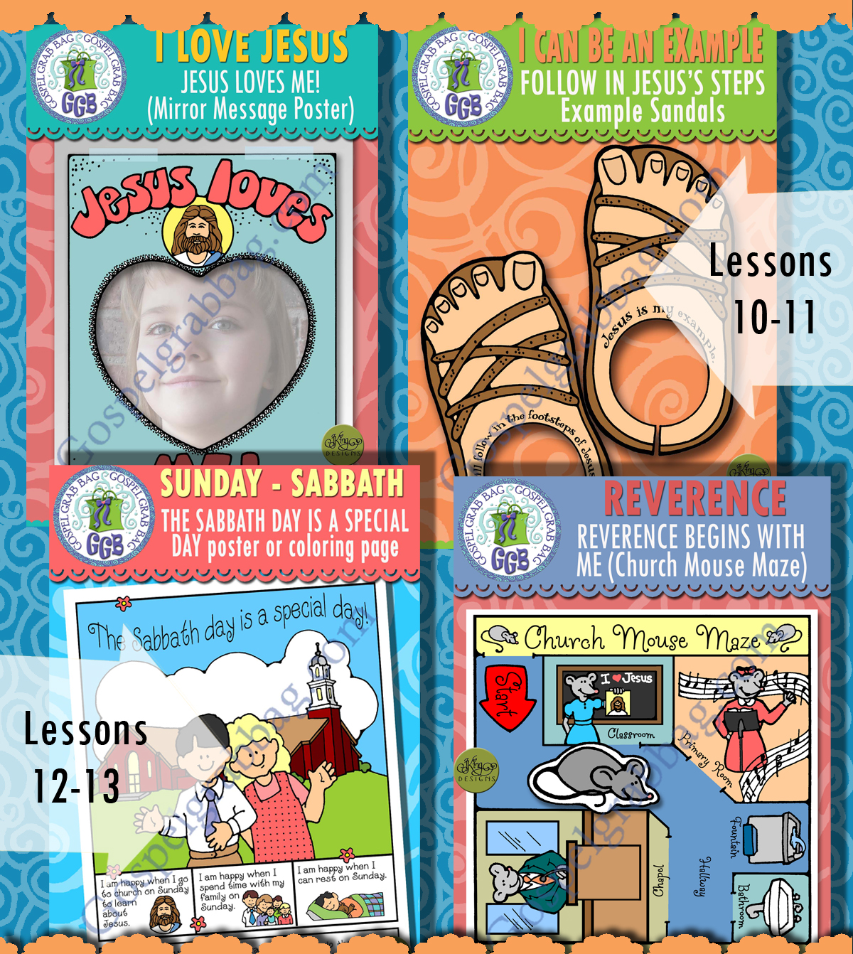 Come Follow Me - New Testament bundle of activities for PRIMARY AGES 1-5