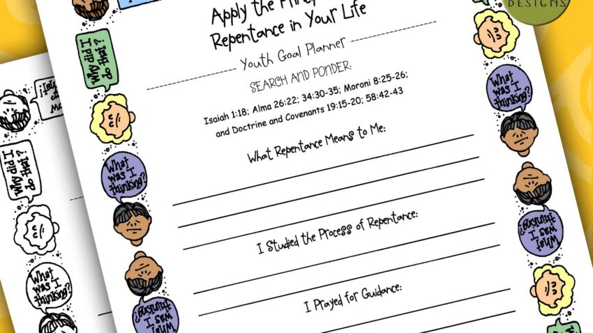 REPENTANCE Youth Goal Planner
