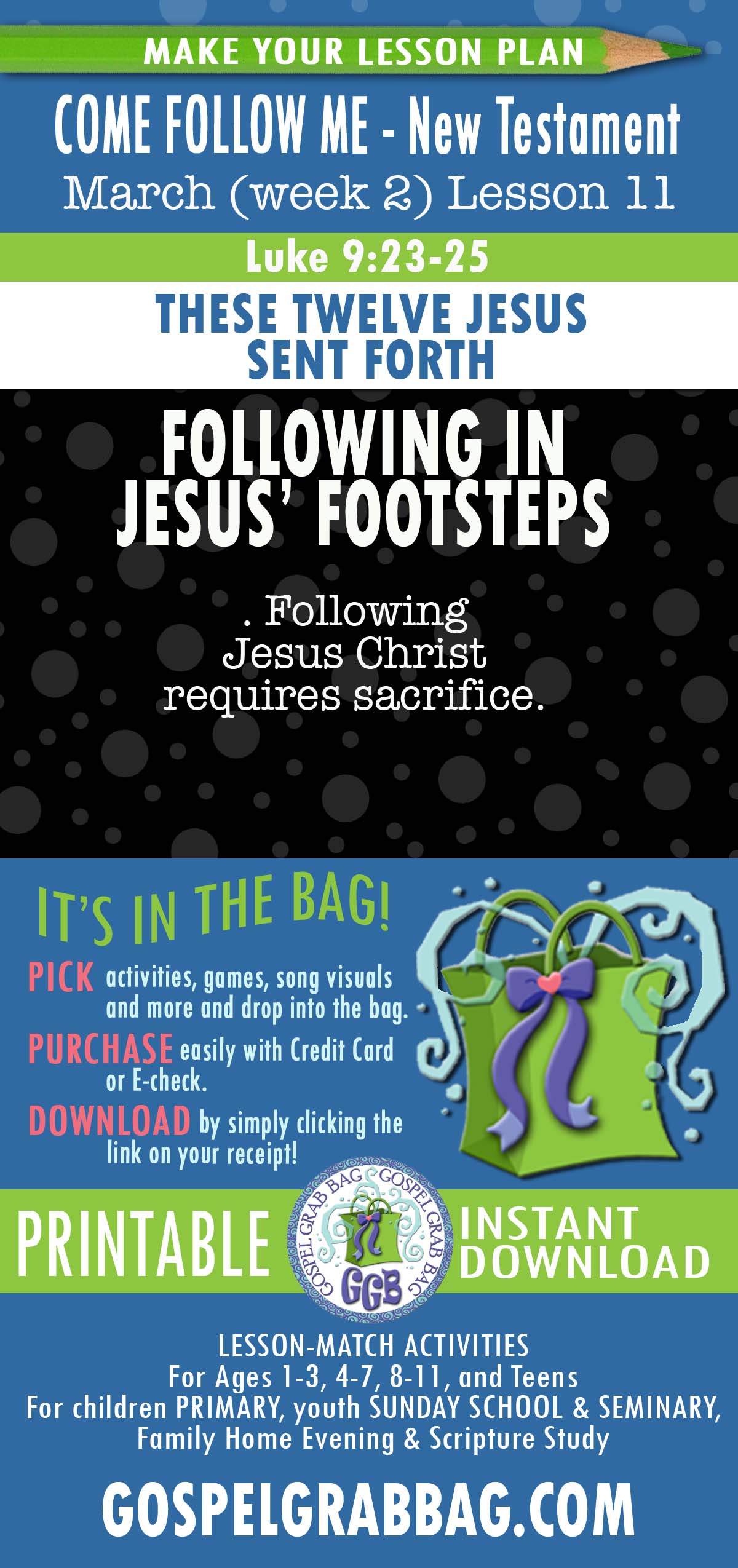 Come Follow Me - New Testament - March Lesson Helps
