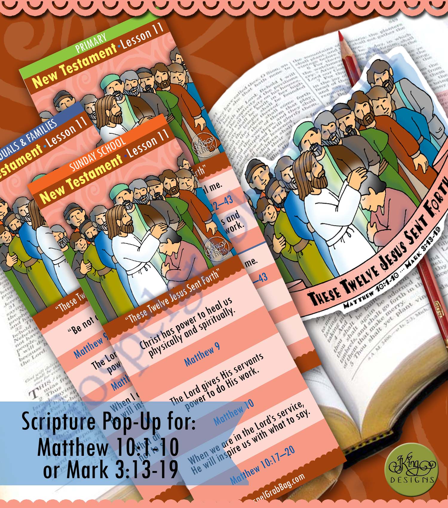 Scripture Scholars For Come Follow Me Activities "These Twelve Jesus Sent Forth"