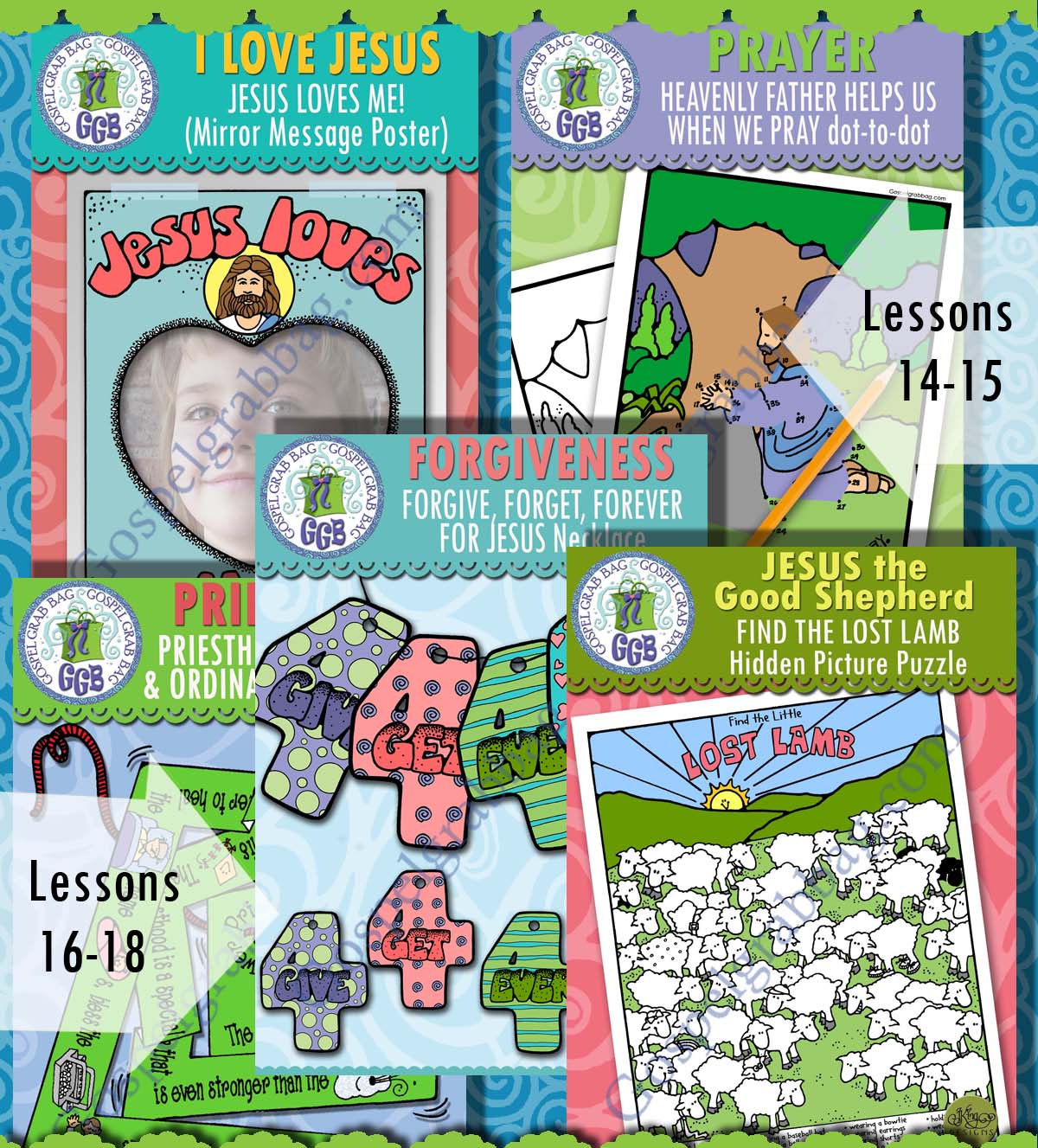 Ages 4-7 Activities for April - New Testament COME FOLLOW ME