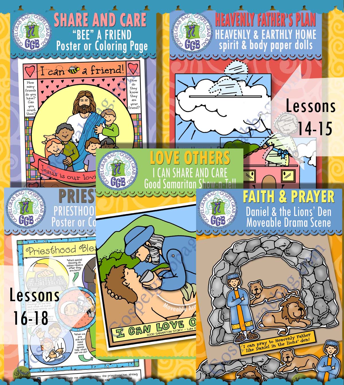 Ages 1-5 Activities for April - New Testament COME FOLLOW ME