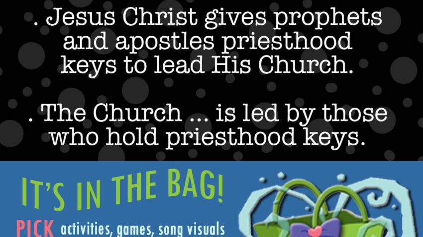 Come Follow Me Lesson Activities for Thou Art the Christ”