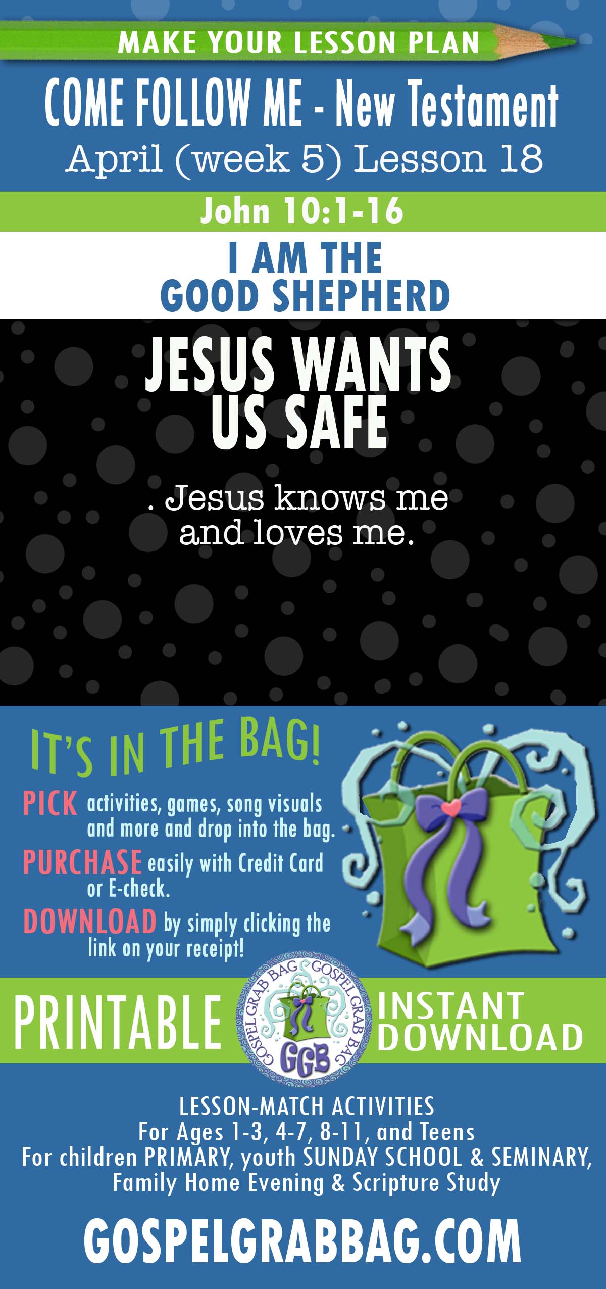 Lesson Activities for “I Am the Good Shepherd”