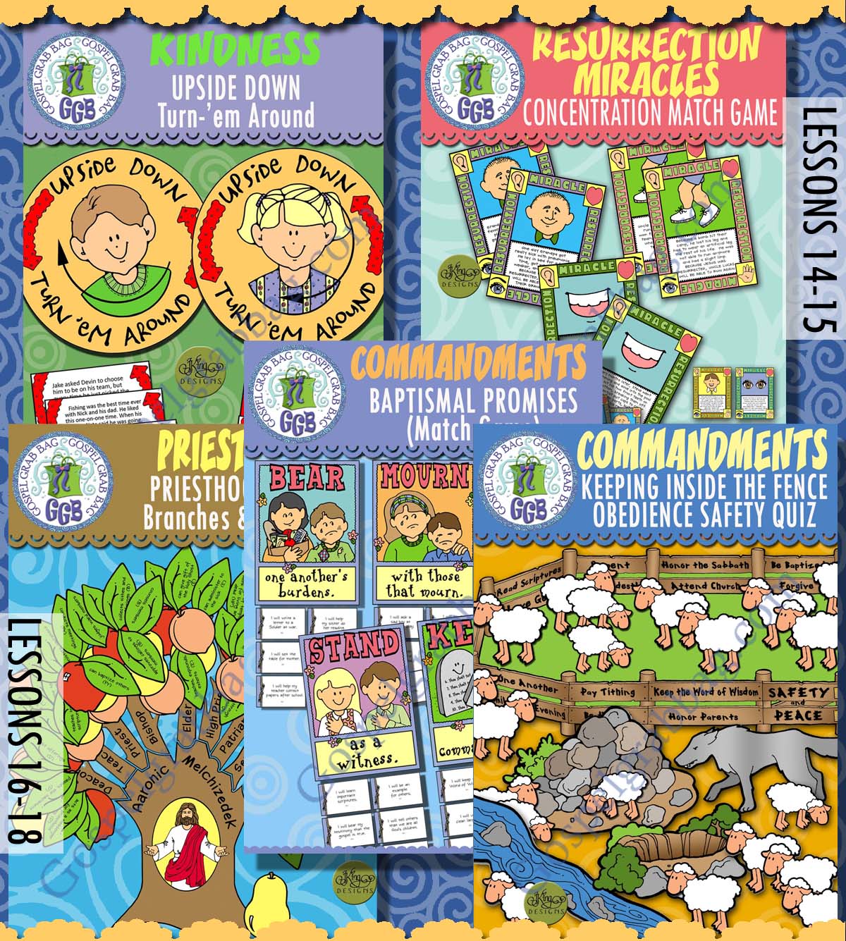 All Ages Post-and-Present Activities for April - New Testament COME FOLLOW ME