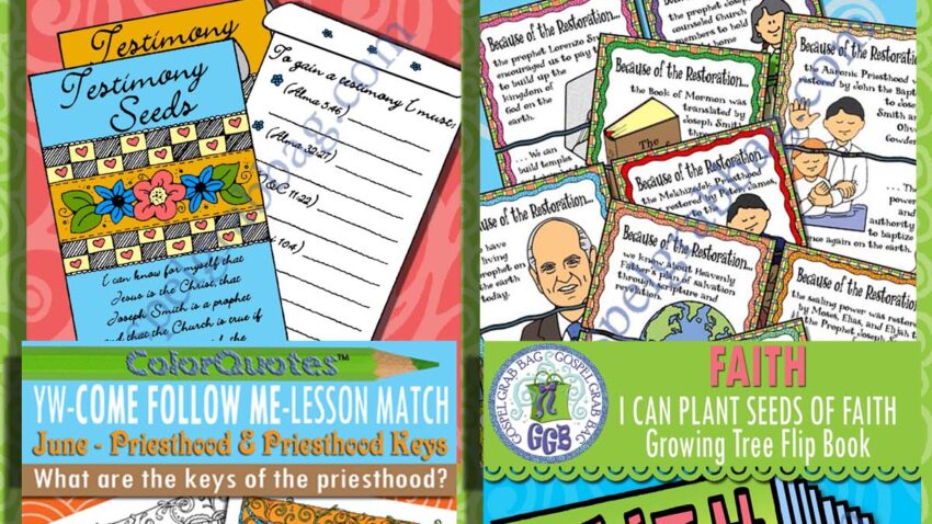 "Thou Art the Christ" Sunday School week 1 BUNDLE - April Come Follow Me