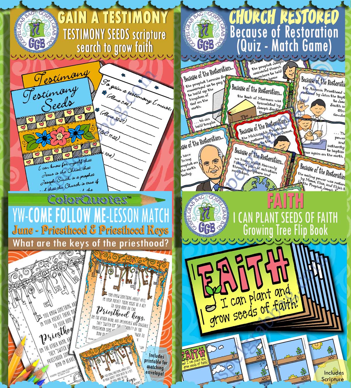 "Thou Art the Christ" Sunday School week 1 BUNDLE - April Come Follow Me