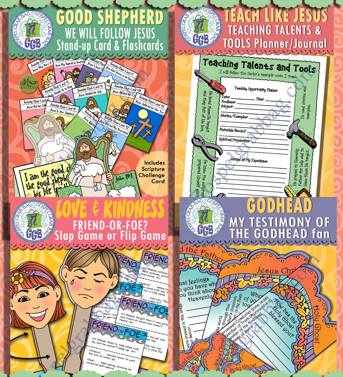 "I Am the Good Shepherd" Sunday School week 1 BUNDLE - April Come Follow Me