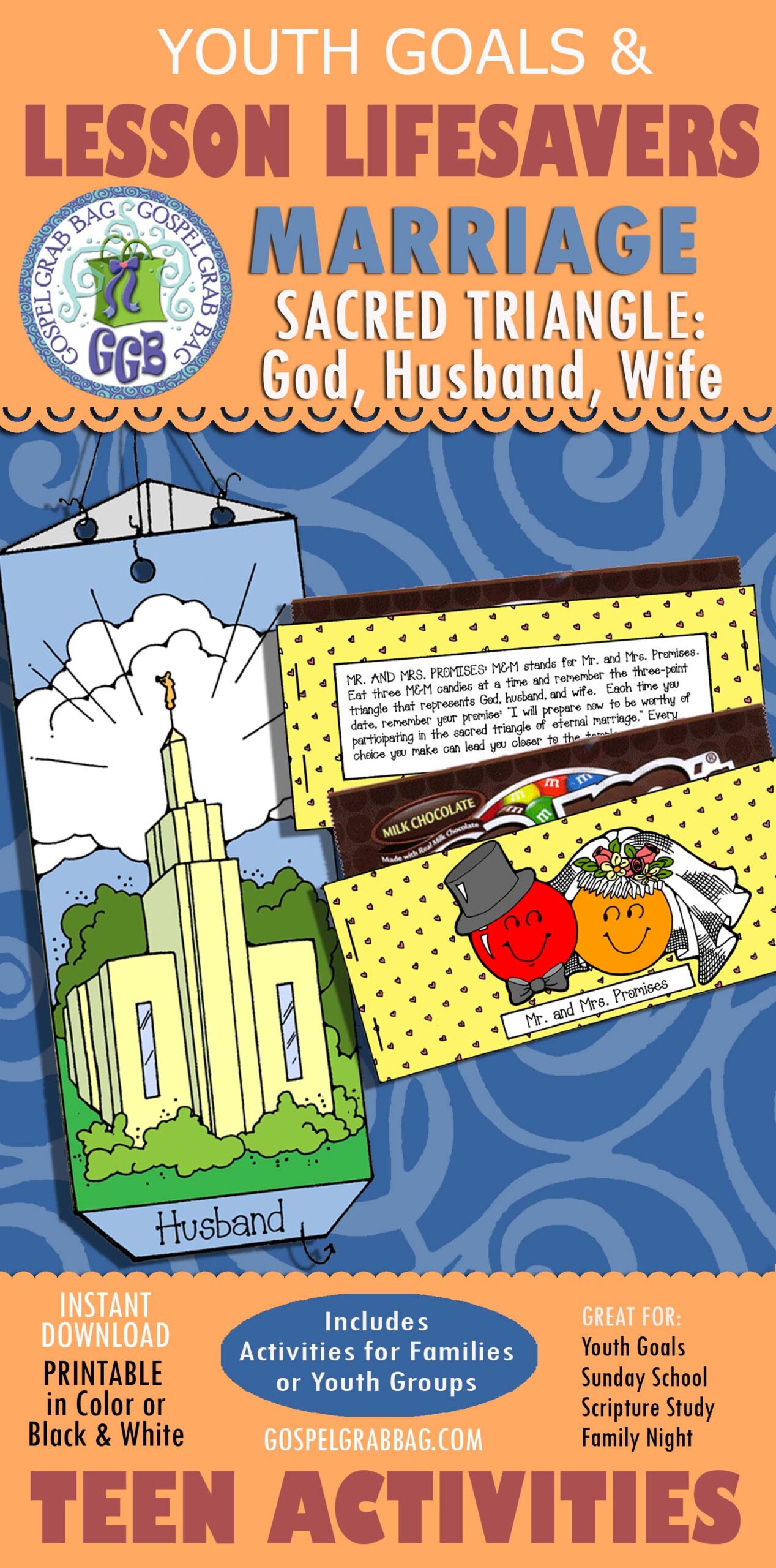 SACRED TRIANGLE marriage: husband, wife, god ACTIVITIES FOR YOUTH
