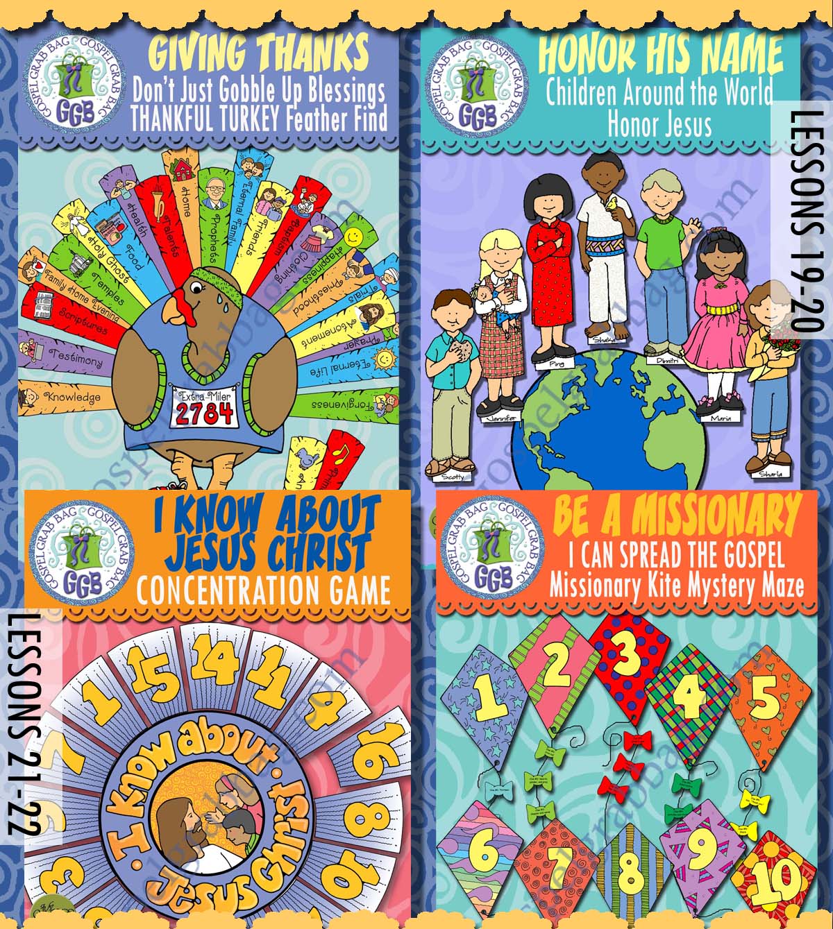 Post-and-Present - poster lesson activities for COME FOLLOW ME lessons - Bundle for May - New Testament