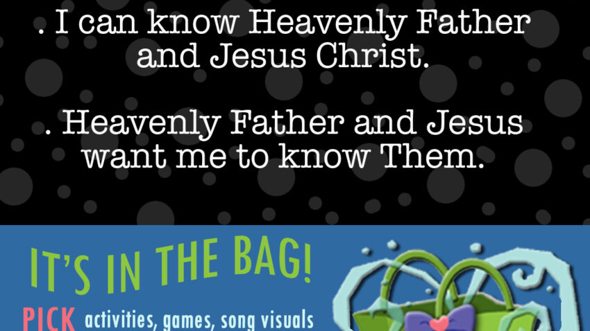 "Continue Ye in My Love" NEW TESTAMENT Come Follow Me Lesson Activities - June