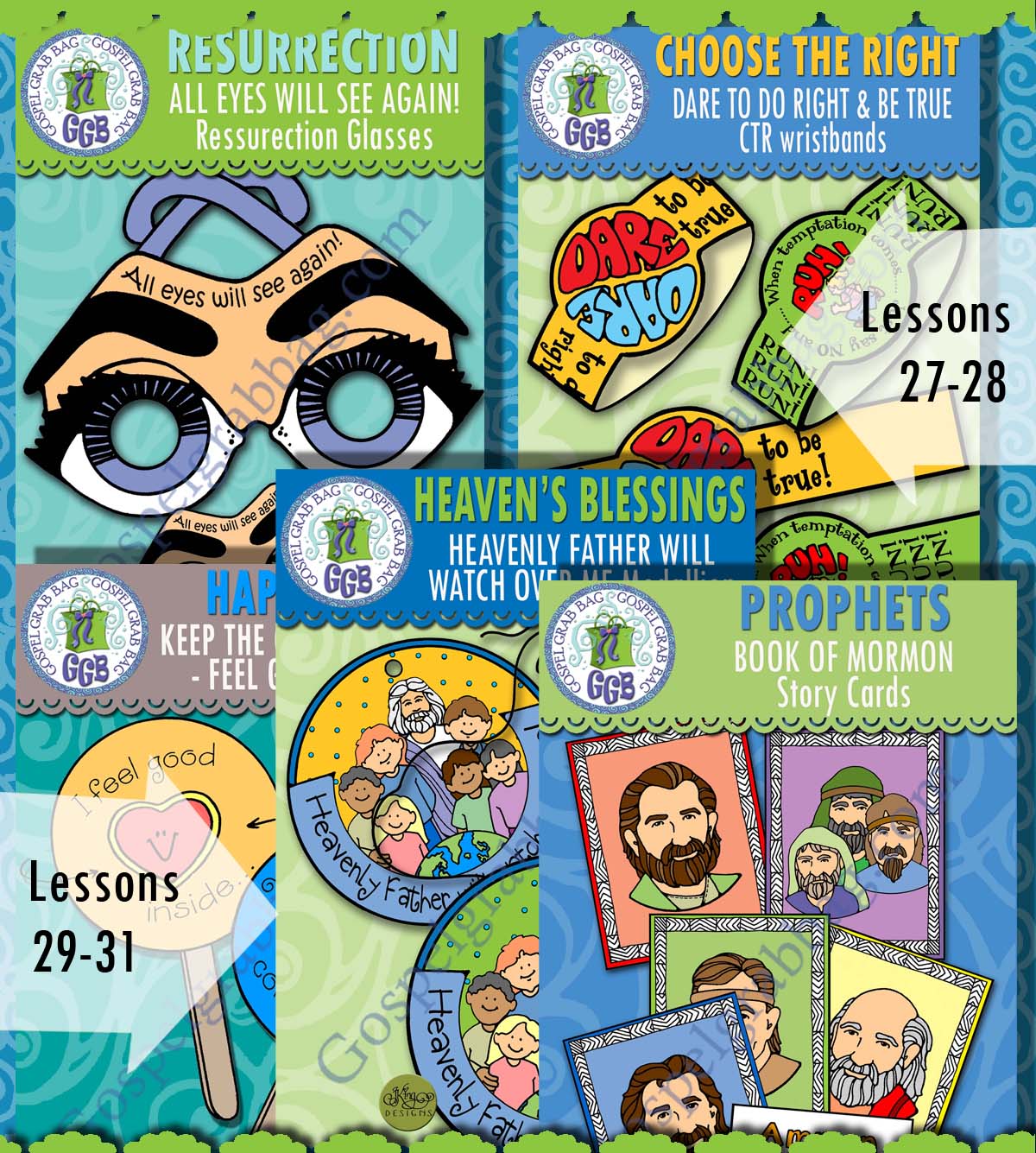 AGES 4-7 Activities for July New Testament COME FOLLOW ME weeks 1-5