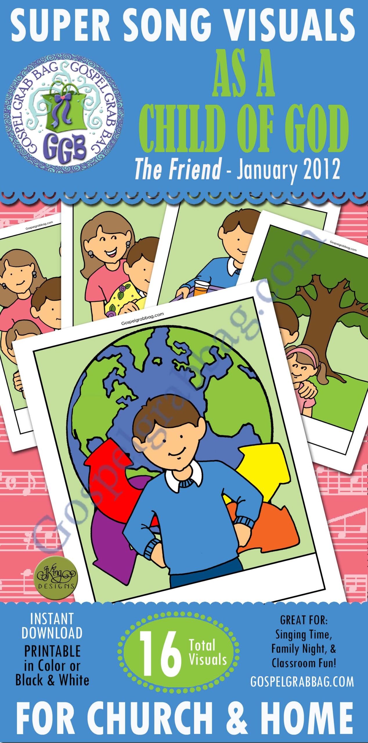 As a Child of God song visiuals