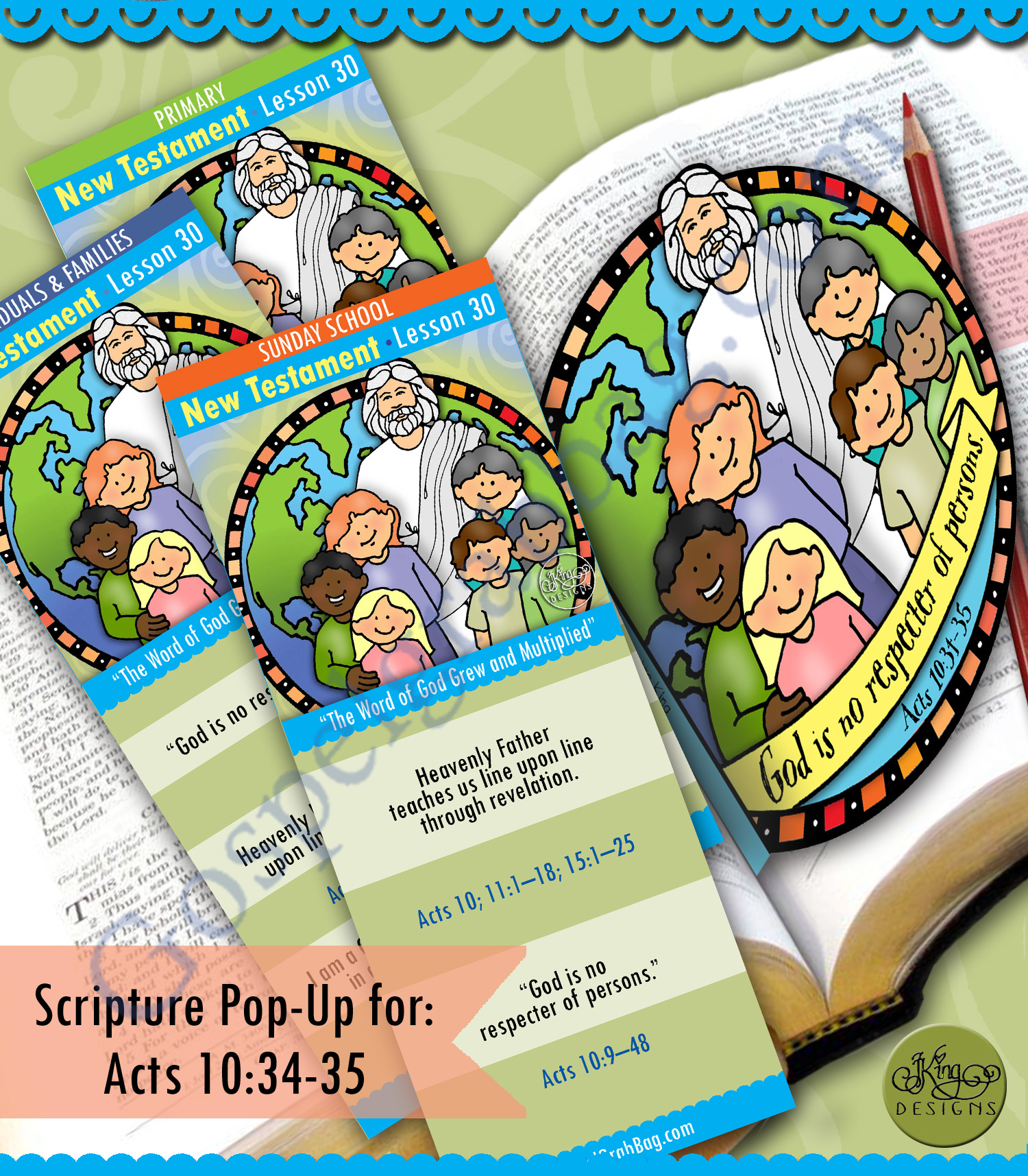 The Word of God Grew and Multiplied" Scripture Scholars for Primary Come Follow Me - New Testament JULY week 4