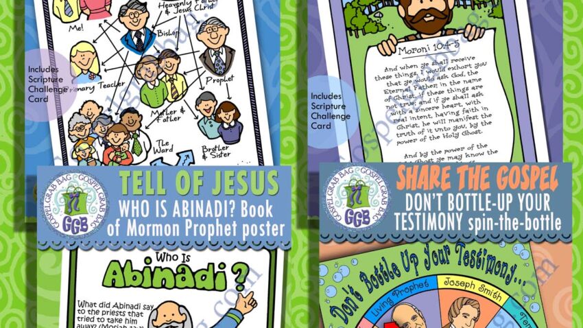 "Ye Shall Be Witnesses unto Me" Come Follow Me - 4 Activities for Lesson Topics