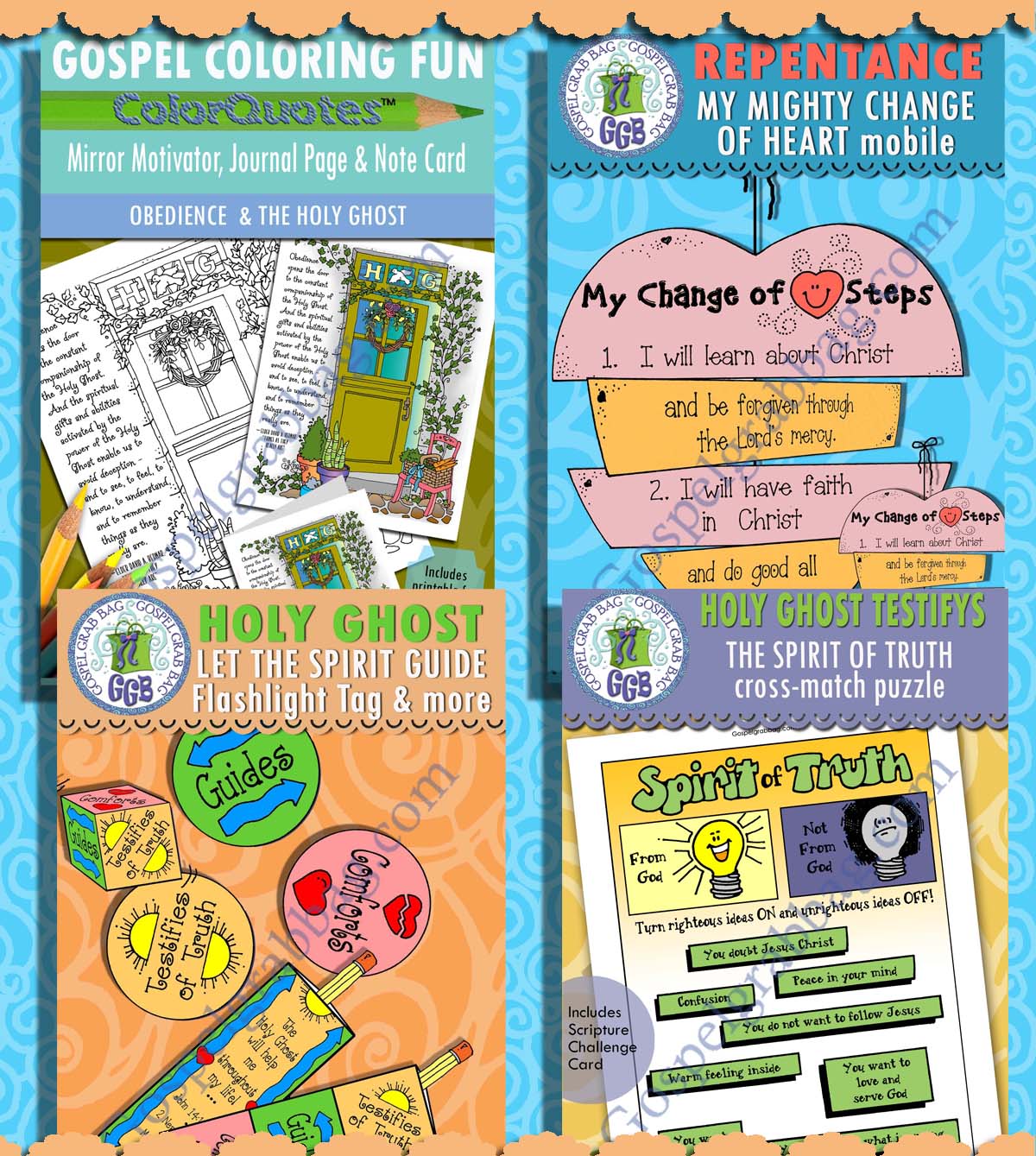 "What Wilt Thou Have Me to Do?" Come Follow Me - 4 Activities for Lesson Topics - YOUTH Sunday School