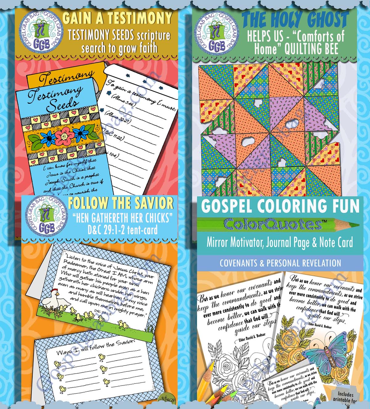 "THE WORD OF GOD GREW AND MULTIPLIED" Come Follow Me - 4 Activities for Lesson Topics - YOUTH Sunday School