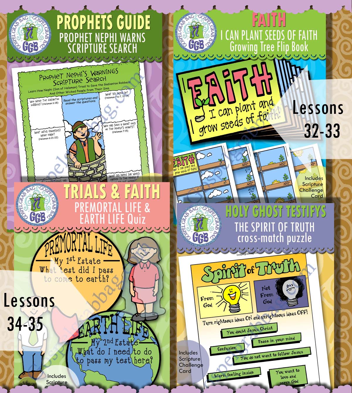 ACTIVITIES for Ages 8-11 for COME FOLLOW ME lessons for August New Testament