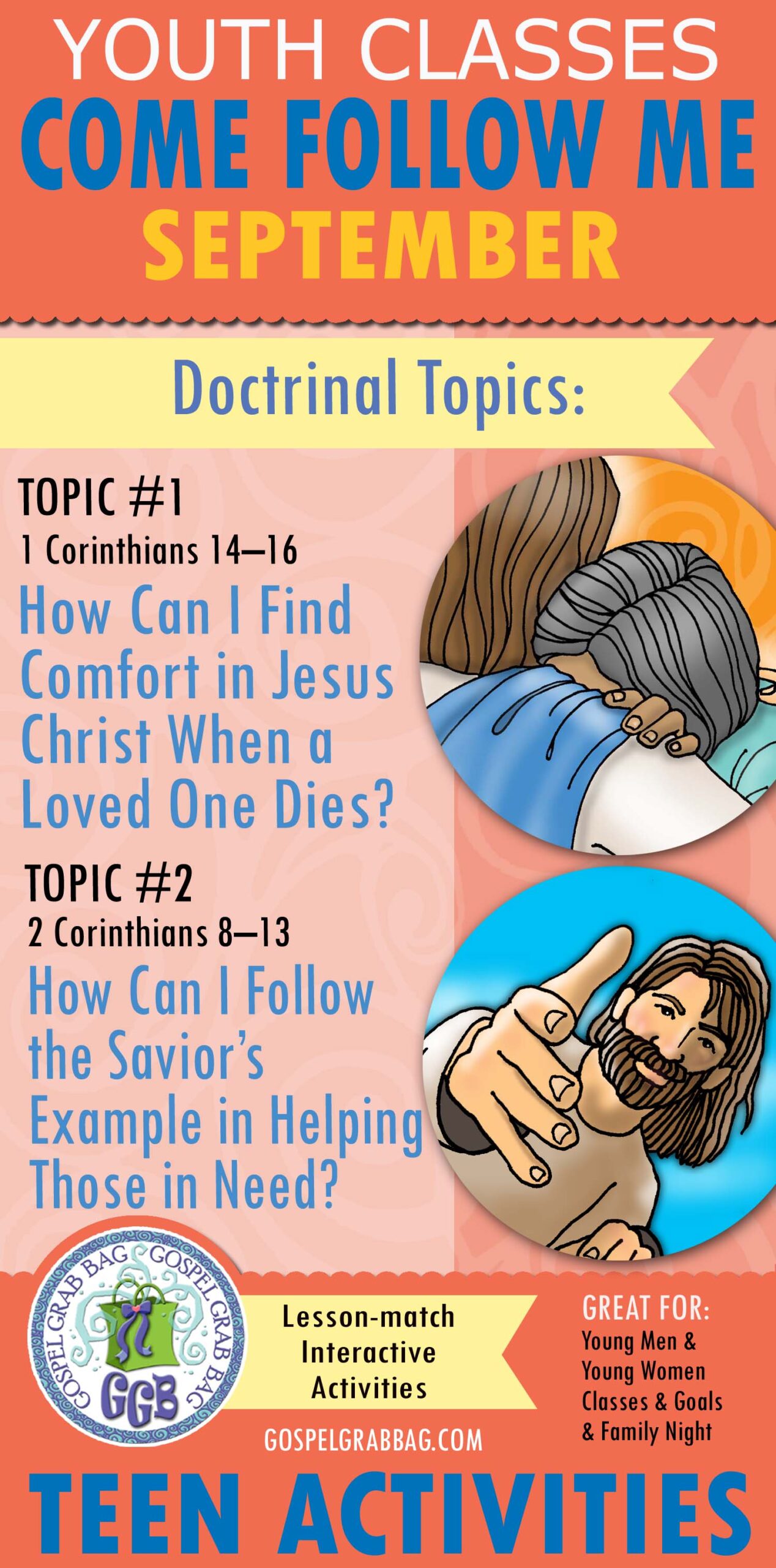 ACTIVITIES FOR Youth Doctrinal Classes - New Testament - September