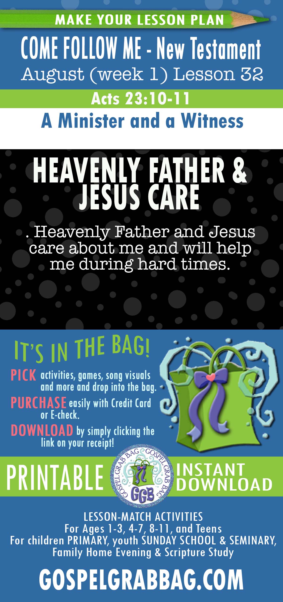 ACTIVITIES FOR CFM “A Minister and a Witness”